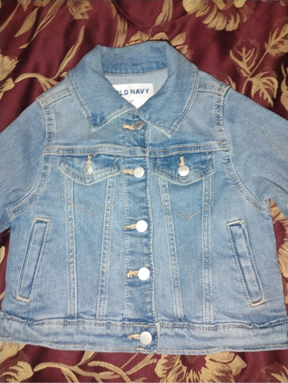 Old Navy Toddler Denim Jacket Size 2T Light Blue